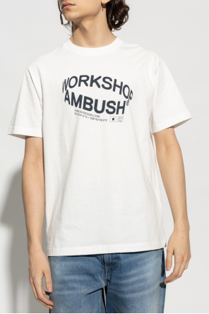 Ambush deer bird print T-shirt