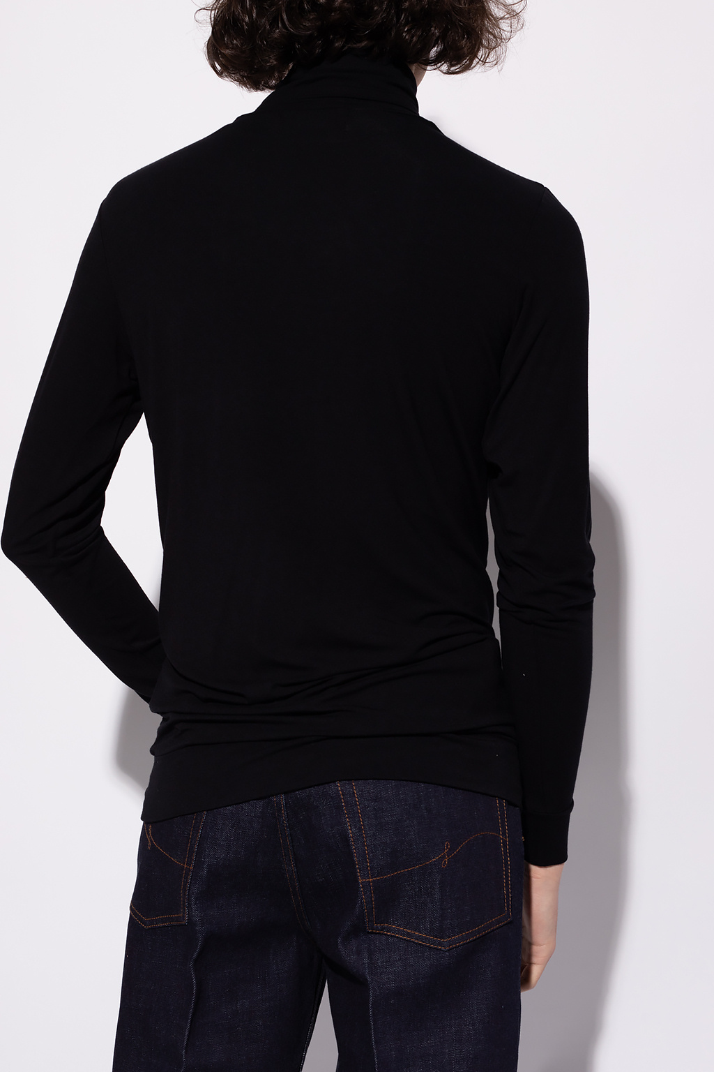 Ambush Calvin Klein Jeans Big & Tall Schmales T-Shirt mit Monogramm-Logo in Schwarz
