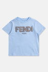 Fendi Schal Zucca Muster Rot Wolle