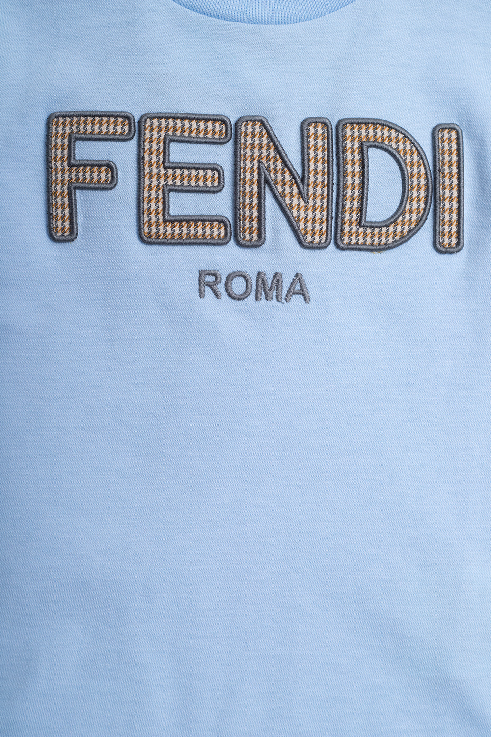 Fendi Kids Fendi Sweatshirt mit Logo-Print Schwarz