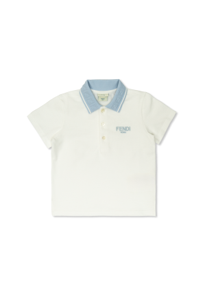 Polo with embroidered logo