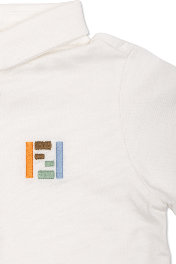 Fendi Kids Polo with logo