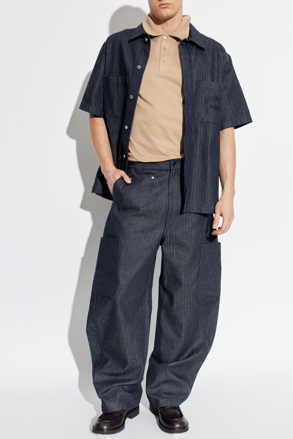 Givenchy Polo mit Logo-Aufnäher