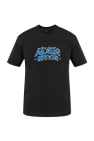 Ader Error BLACK T-shirt with logo