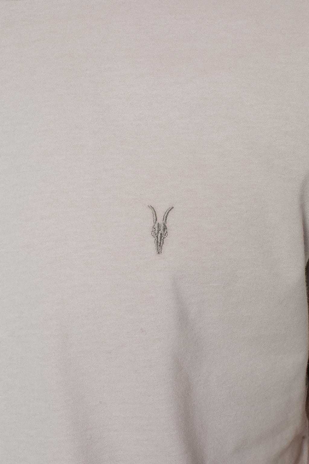 Grey 'Brace Tonic' logo-embroidered T-shirt AllSaints - Vitkac Italy