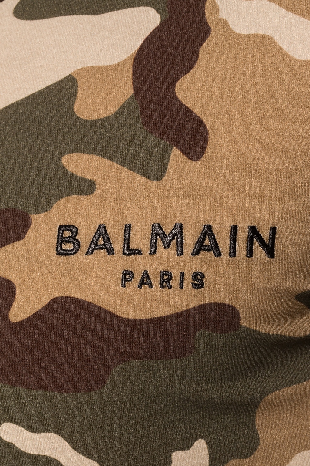 balmain camo t shirt