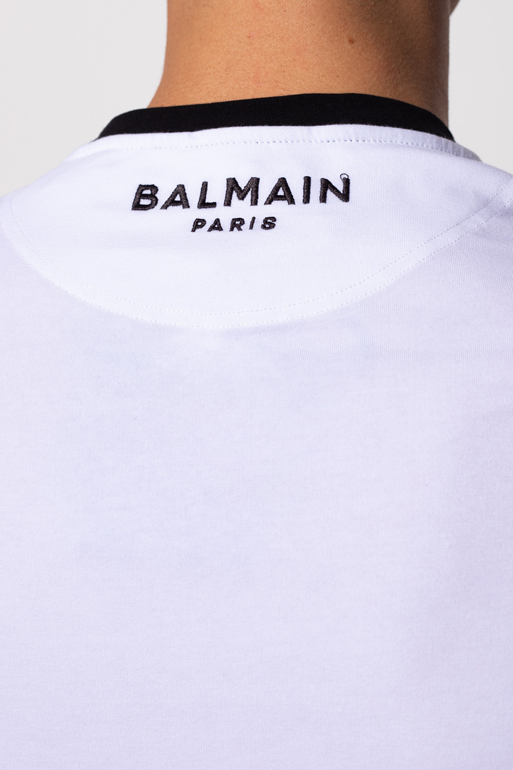 Balmain Logo-embroidered T-shirt