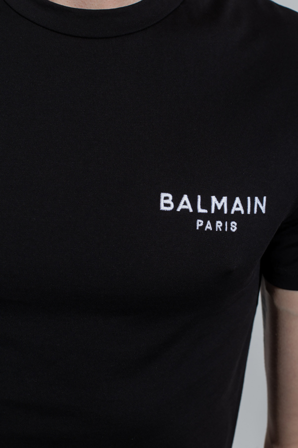 balmain almond-toe Cotton T-shirt