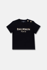 Balmain logo-embossed low-top leather sneakers Black