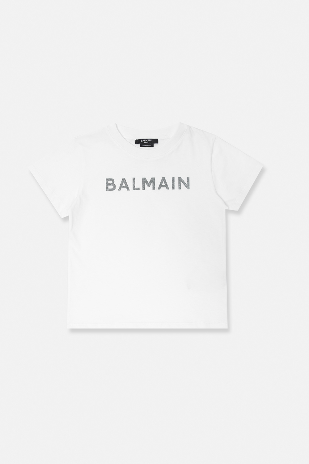 Balmain Kids T-shirt with metallic logo