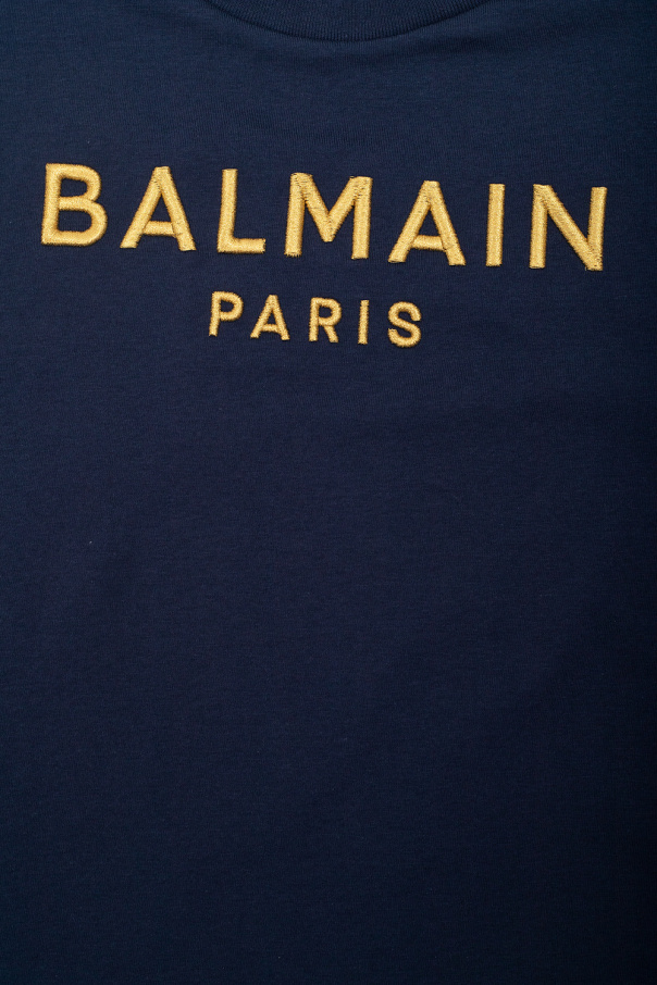 Balmain Kids Nadruk z logo Balmain Paris