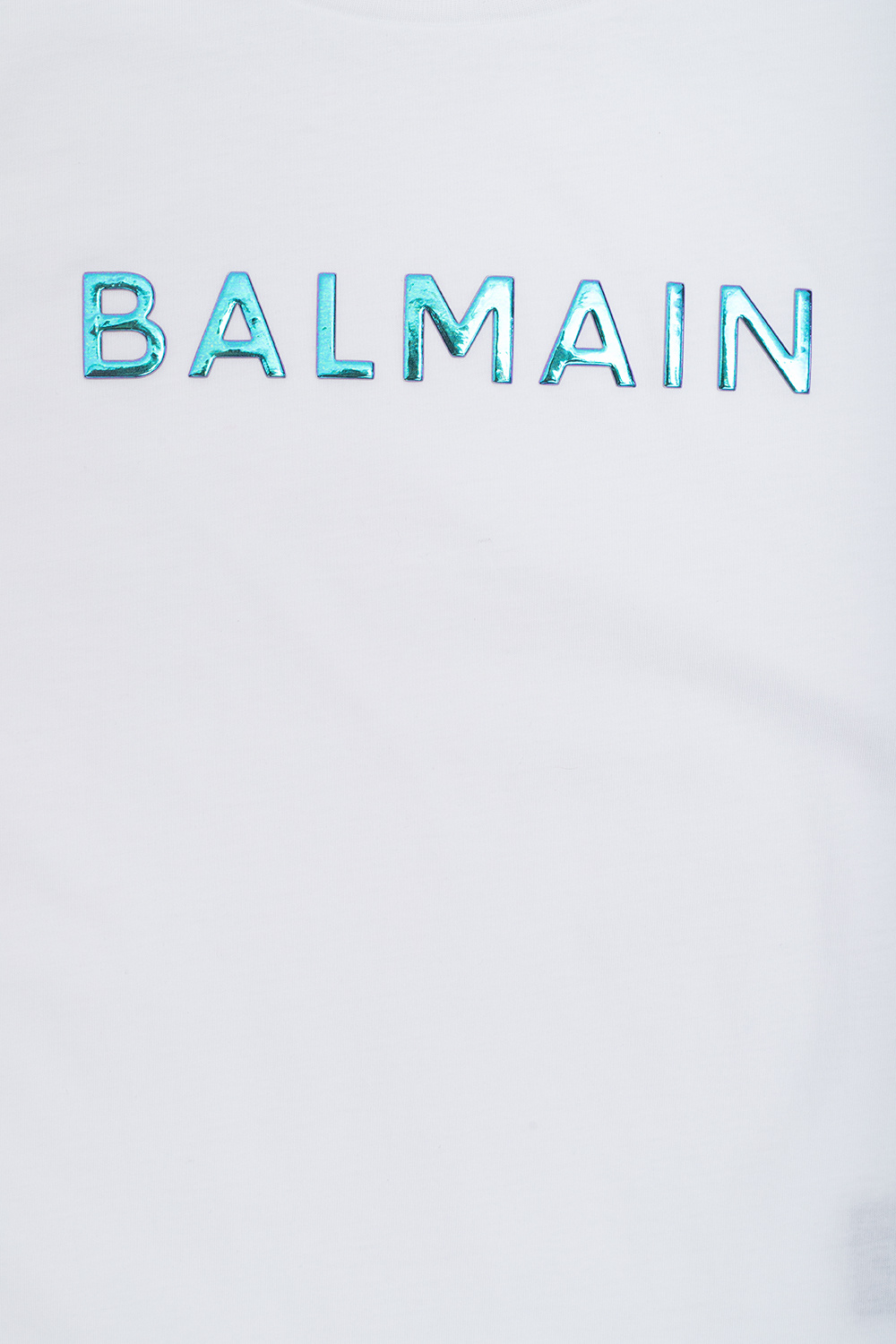 Balmain Kids Balmain studded-logo short-sleeve T-shirt Nero