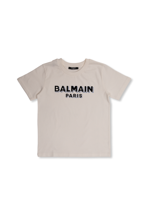 T-shirt with logo od Balmain Kids