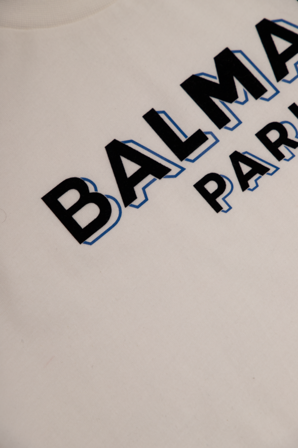 Balmain Kids Balmain logo drawstring swim briefs