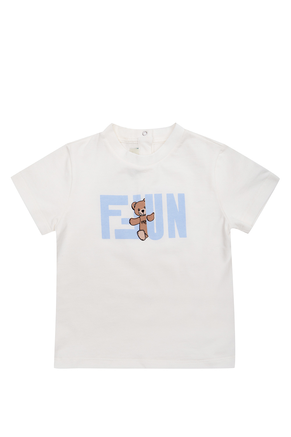 fendi Slingback Kids Printed T-shirt