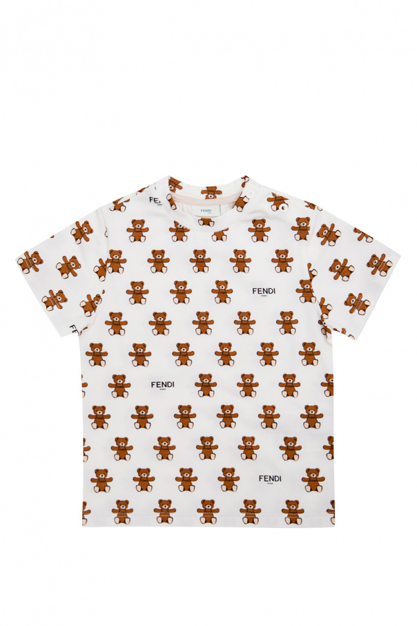 Fendi Kids Printed T-shirt