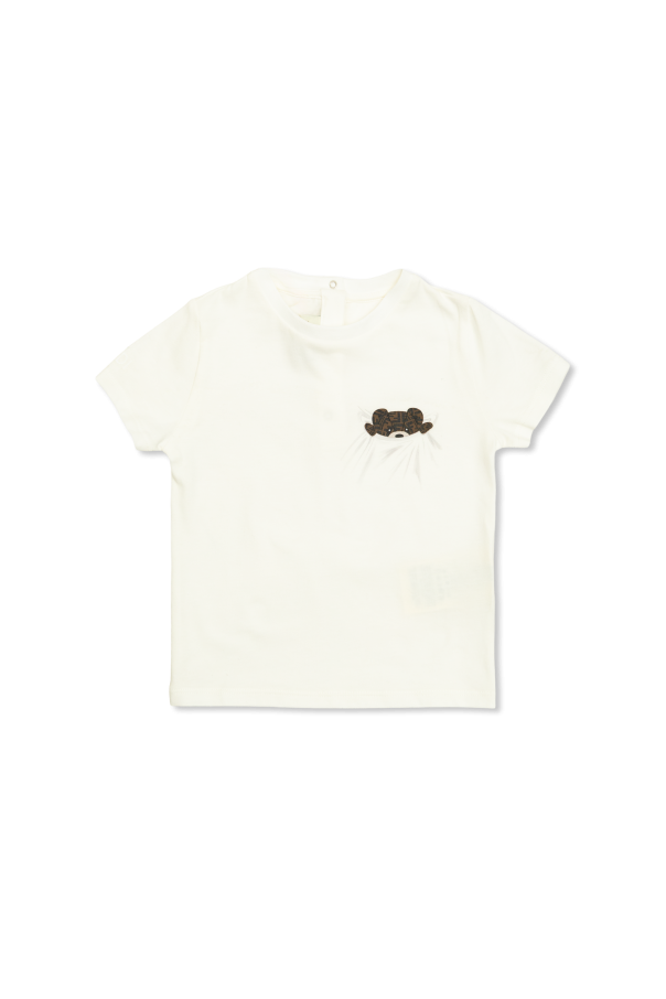 T-shirt with print od Fendi Kids