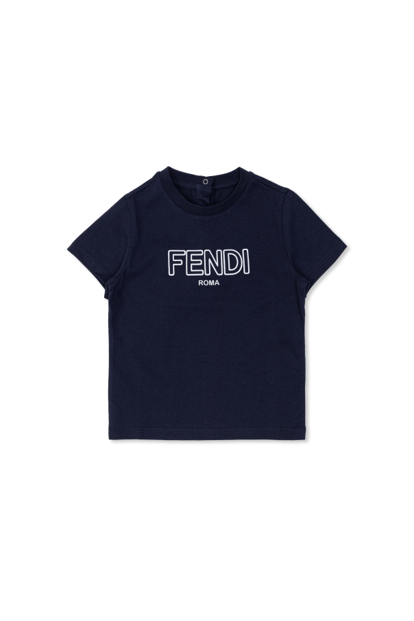 T-shirt with logo od Fendi Kids