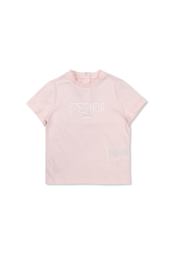 T-shirt with logo od Fendi Kids