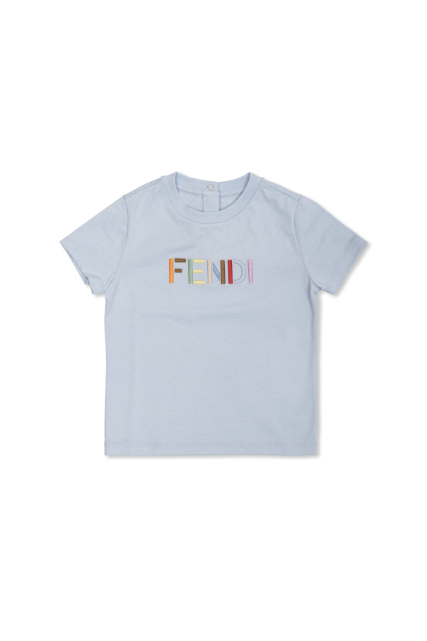 T-shirt with logo od Fendi Kids