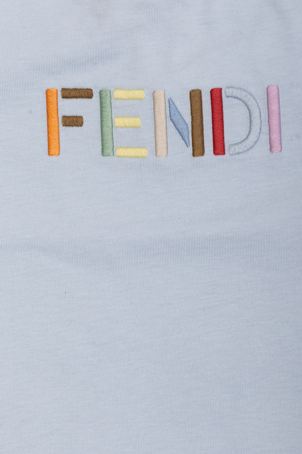 Fendi Kids Camiseta con logo