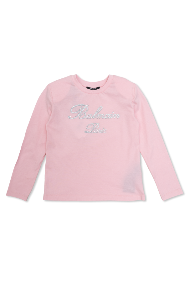 Balmain Kids T-shirt z długimi rękawami