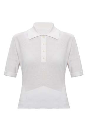 Polo z wyszytym logo od Givenchy