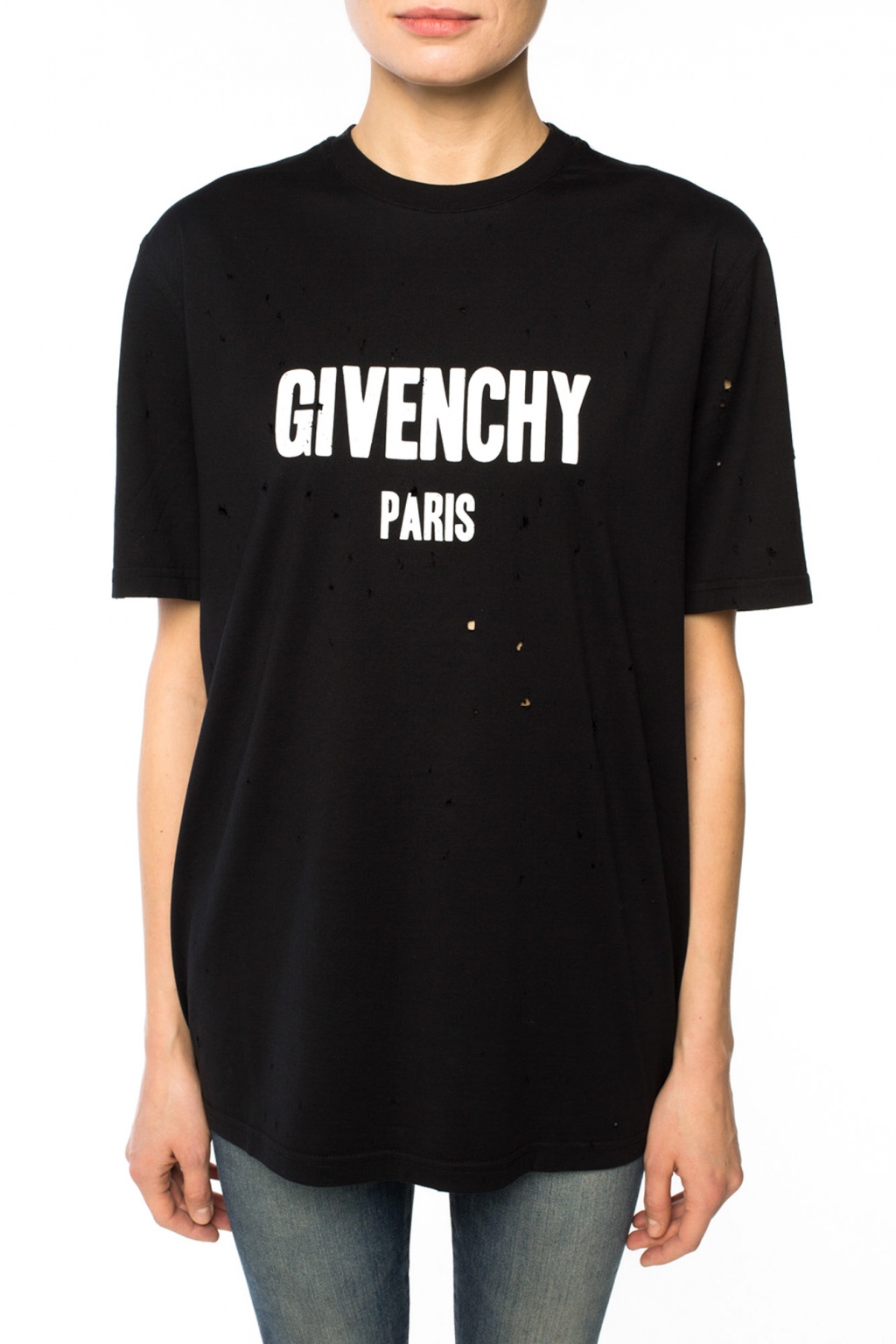 Givenchy T-shirt with holes | Women's Clothing | Vitkac