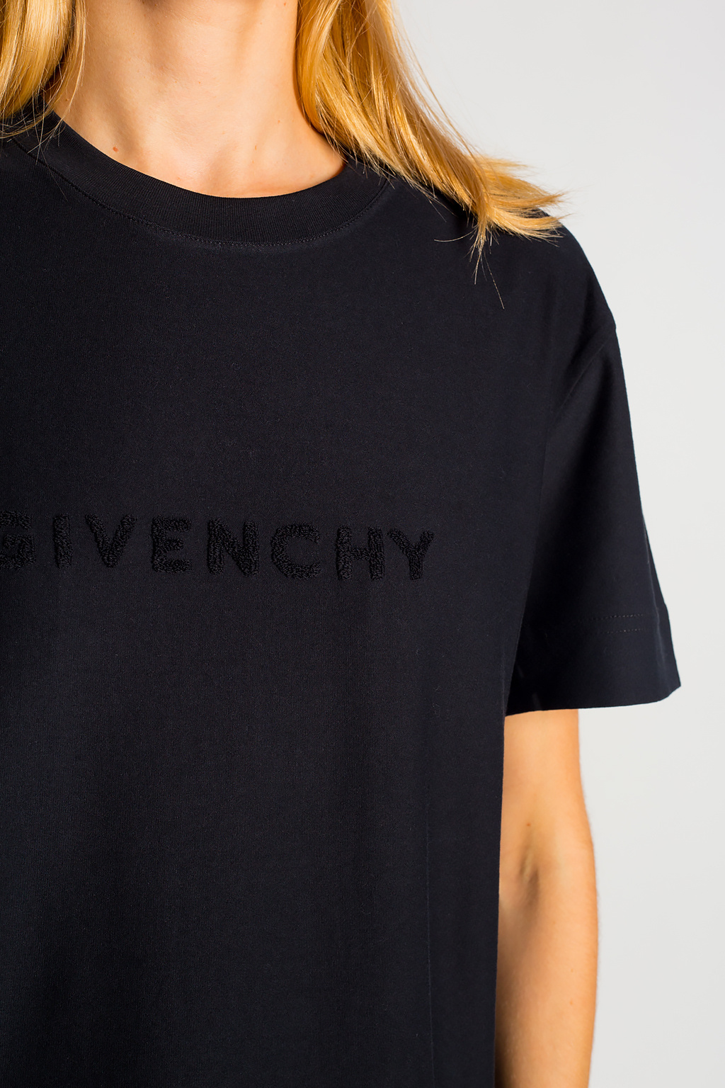 Givenchy T-shirt with terrycloth logo