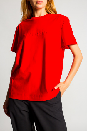 Givenchy T-shirt with terrycloth logo