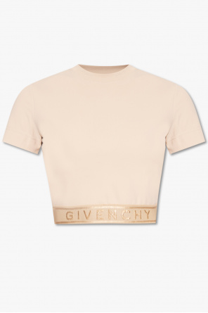 Givenchy Short Sleeve Logo Zip Shirt
