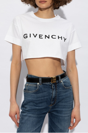 Givenchy Krótki t-shirt z logo