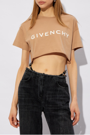 Givenchy Krótki t-shirt z logo