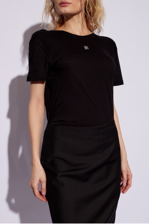 givenchy Camicia T-shirt with a back neckline