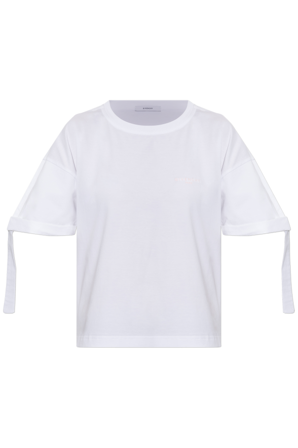 T-shirt with ribbed cuffs od Givenchy