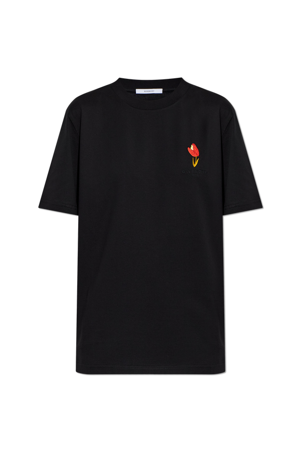Givenchy T-shirt com logótipo bordado
