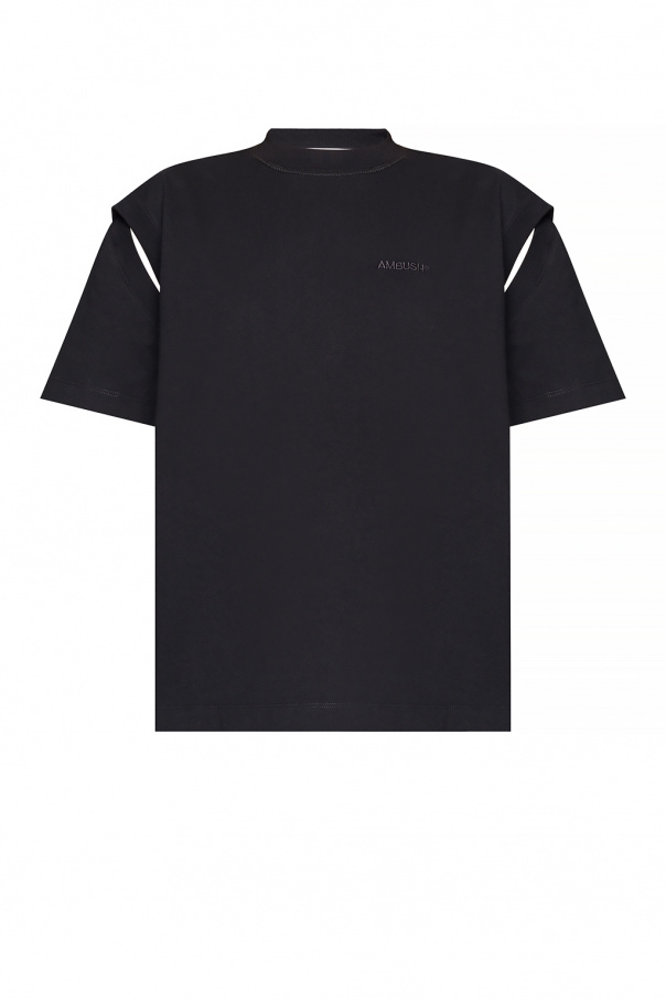 Ambush Rick Owens long-line light T-shirt