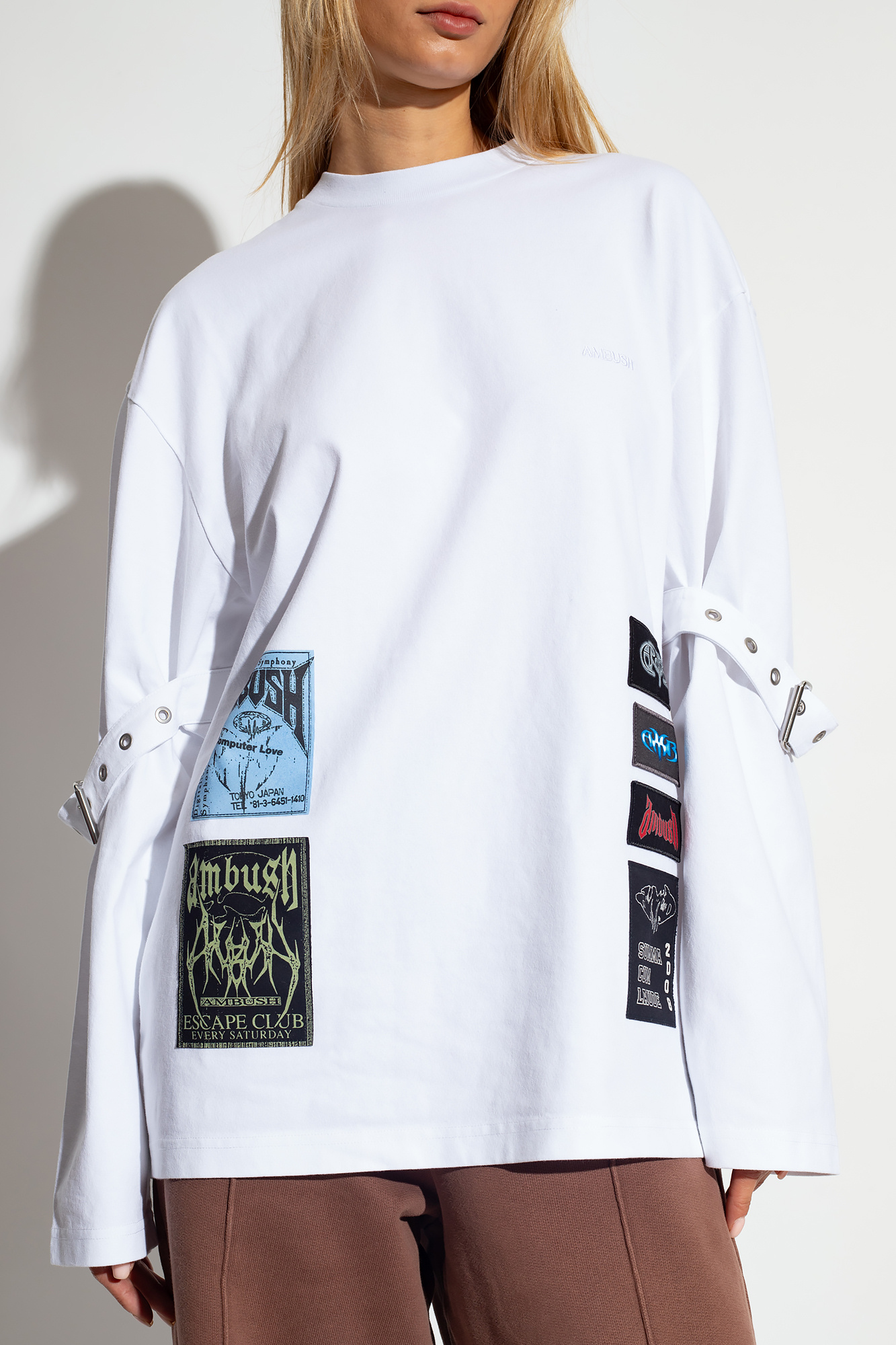 Ambush T-shirt with patches