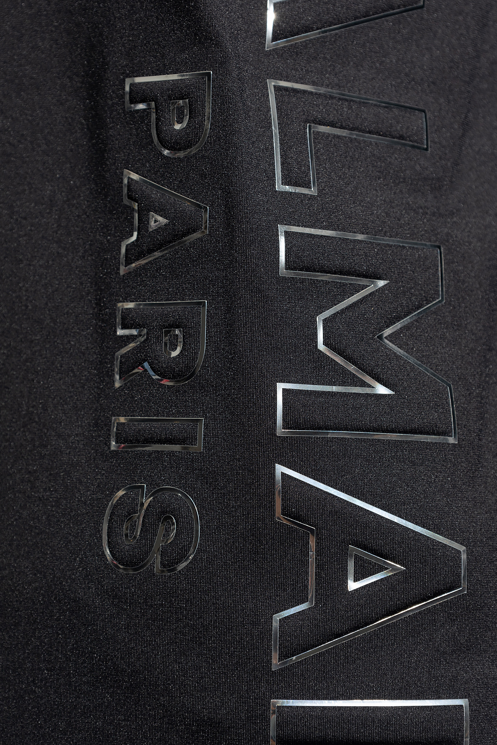 Balmain balmain monogram print hooded jacket lace