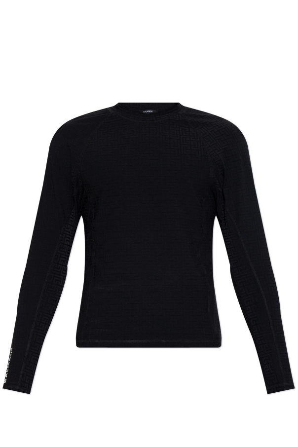 T-shirt with monogram od Balmain