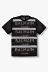 Balmain Kids TEEN Sweatshirt mit Logo-Print Schwarz