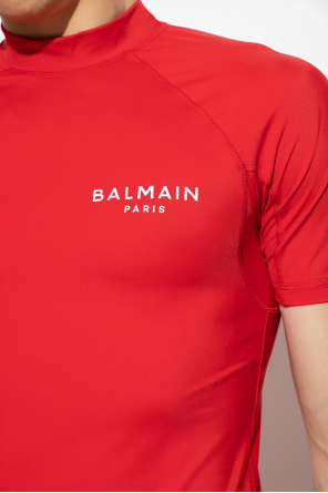 Balmain Balmain chest logo print T-shirt