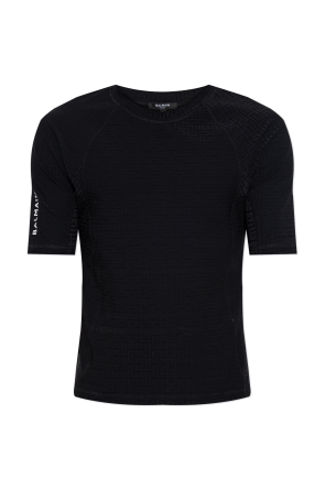 T-shirt with monogram od Balmain