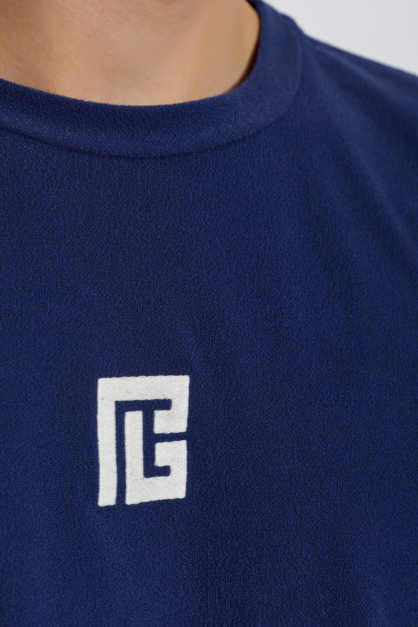 Balmain T-shirt with embroidered logo