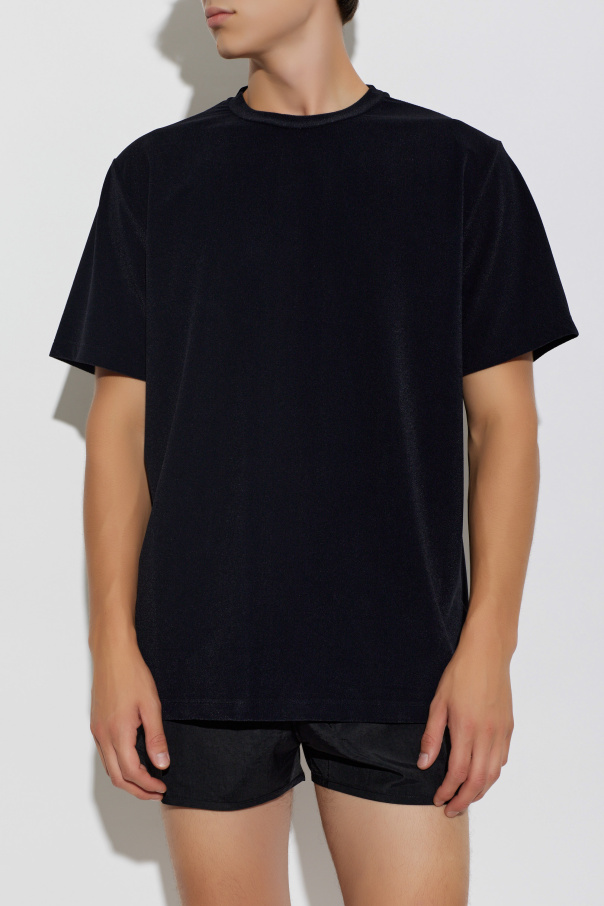 Balmain T-shirt com logótipo bordado