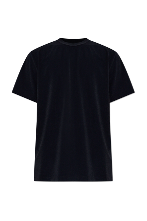 T-shirt with embroidered logo