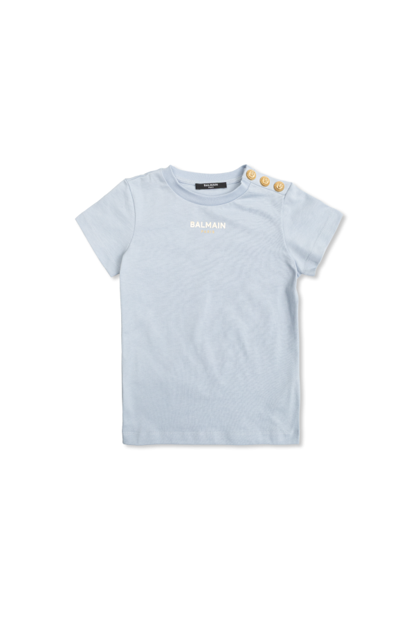 Balmain Kids Camiseta con logo