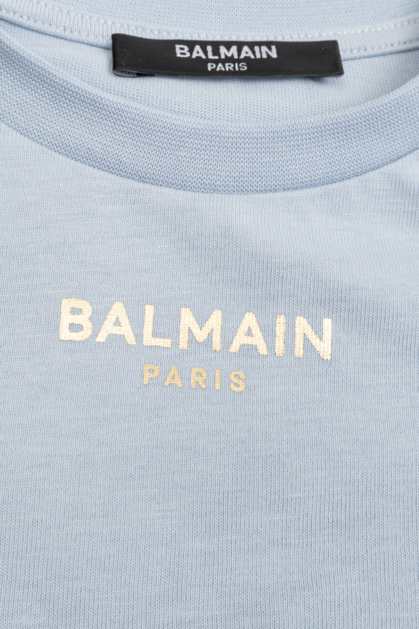 Balmain Kids Camiseta con logo
