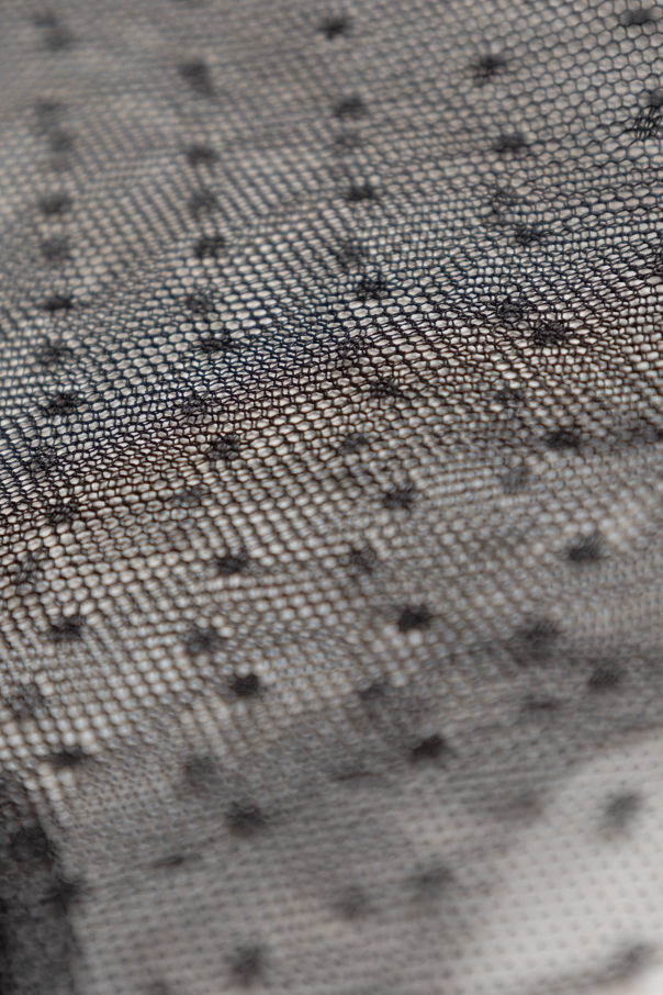 Balmain Kids Top with tulle sleeves and back