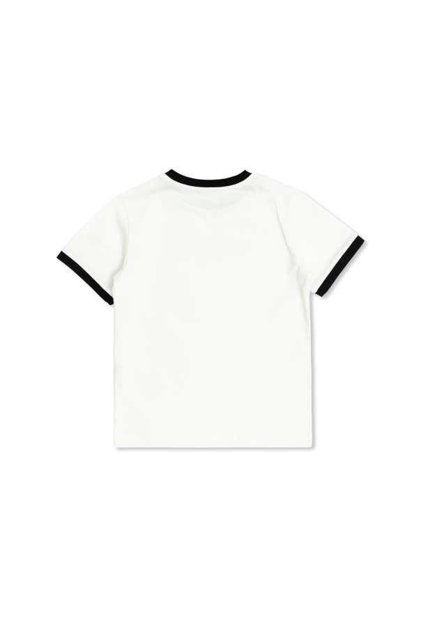 Balmain Kids Camiseta con logo estampado